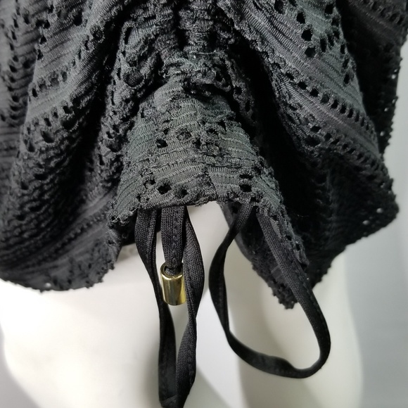 Guess Sassy Scoop Neck Black Lace Dress Size - Picture 5 of 7